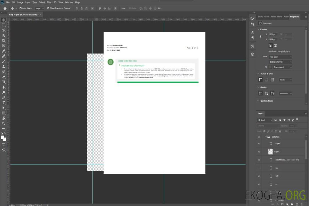 Facture commerciale de la société de distribution d'Al Ain, page 5, SCR template